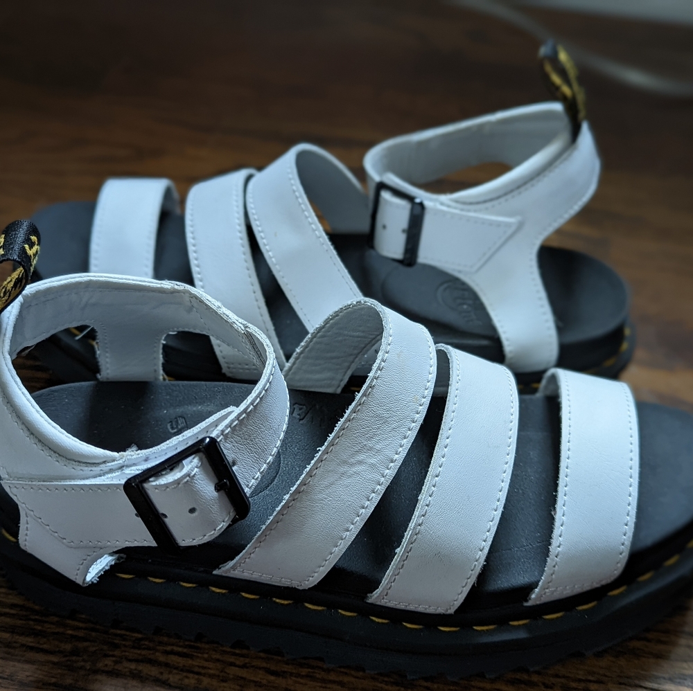 Dr. Martens | white summer sandals|  size 9 | excellent condition